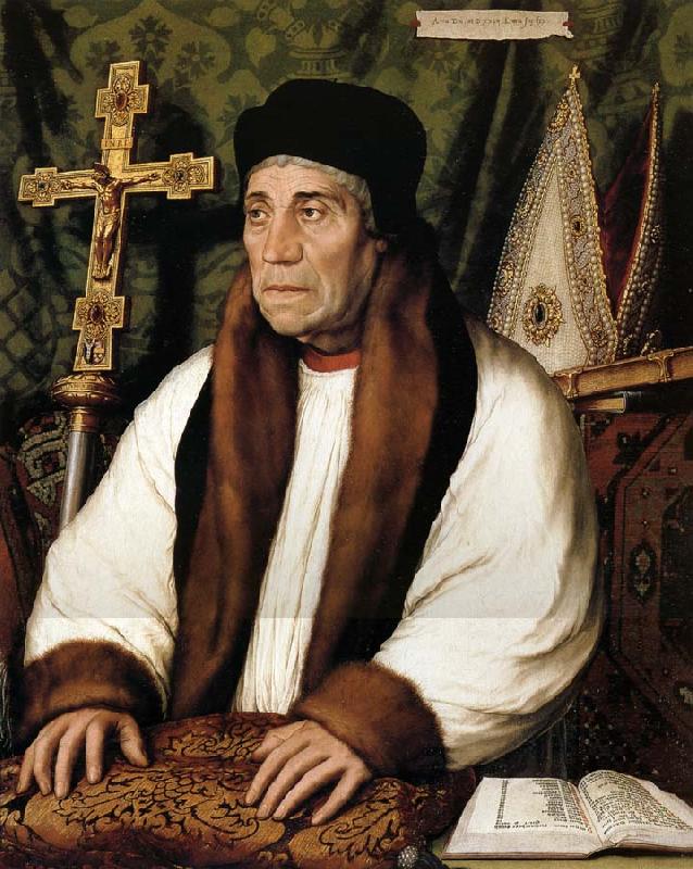 Hans Holbein William Warham,archeveque de Canterbury en 1504 Germany oil painting art